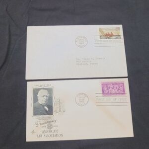 1953 1962 Boston Massachusetts Vintage First Day of Issue Envelopes